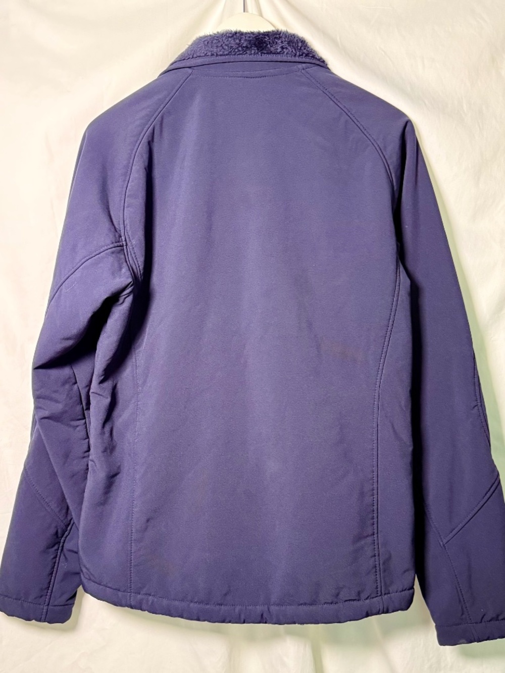 Kirkland Signature Women's Fleece Lined Softshell Jacket Navy Size Small - Picture 4 of 4
